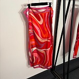 Printed Bikini with Cover