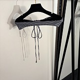 Check Two Picees Bikini