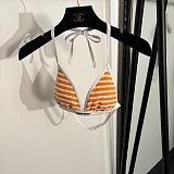Striped Two Pieces Bikini