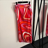 Printed Bikini with Cover