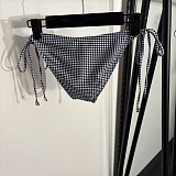 Check Two Picees Bikini