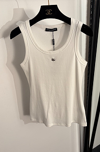 Metallic Logo Tanks