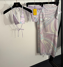 Printed Bikini with Cover
