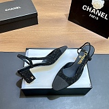 Strass & Satin Slingbacks