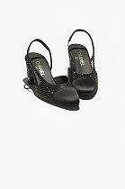 Strass & Satin Slingbacks