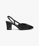 Strass & Satin Slingbacks