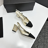 Leather Slingbacks