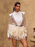 Long Sleeve Lace Shirt