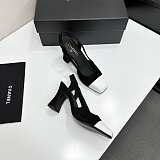 Velvet Slingbacks