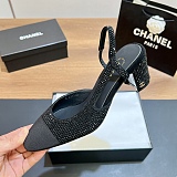 Strass & Satin Slingbacks