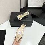 Leather Slingbacks