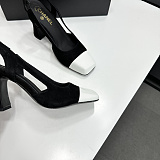 Velvet Slingbacks