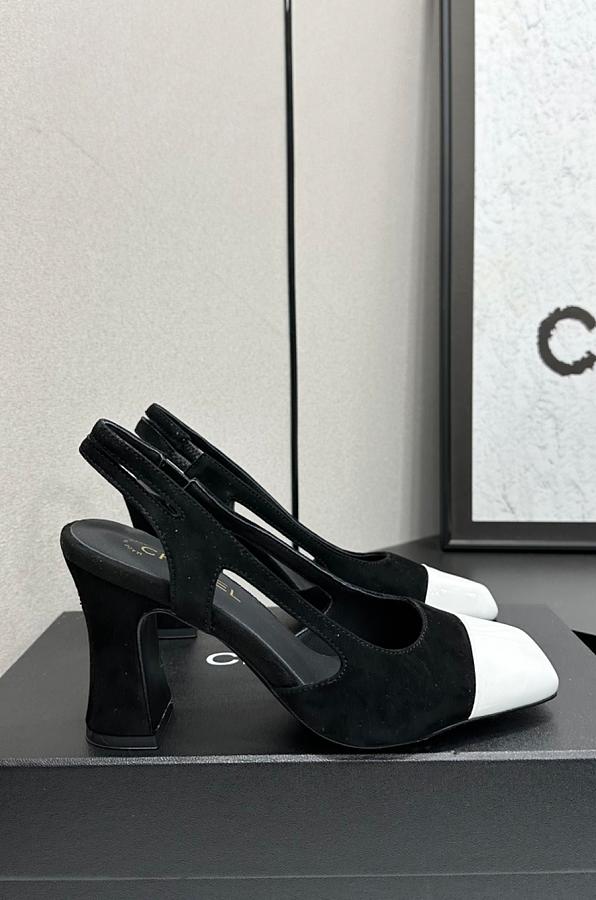 Velvet Slingbacks