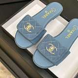 Washed Denim Mules