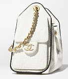 CHANEL 25 Braided Raffia Mini Handbag