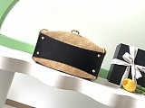 CHANEL 25 Raffia Mini Handbag