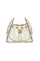 CHANEL 25 Braided Raffia Mini Handbag