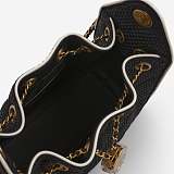 CHANEL 25 Black Raffia Mini Handbag