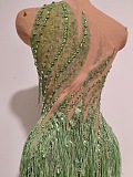 One Shoulder Fringes Dress
