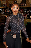 Patchwork See-through Jumpsuit