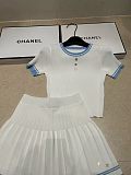 Knit Pleated Skirt Set