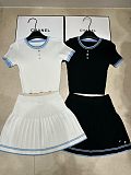 Knit Pleated Skirt Set