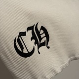 Embroidered Ribbed Tank