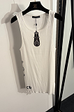 Embroidered Ribbed Tank