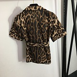 Leopard Shirt Top & Shorts