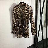 Leopard Shirt Top & Wide Leg Pants