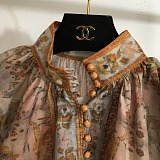 Acacia Printed Blouse & Shorts