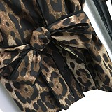Leopard Shirt Top & Shorts