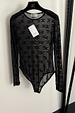See-through Monogram Corset