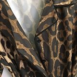 Leopard Shirt Top & Shorts