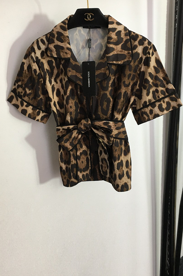 Leopard Shirt Top & Shorts