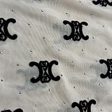 See-through Monogram Corset
