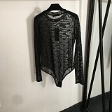 See-through Monogram Corset