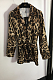 Leopard Shirt Top & Wide Leg Pants