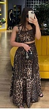 Leopard Tank Top & Skirt