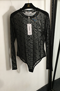 See-through Monogram Corset