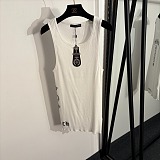 Embroidered Ribbed Tank