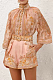 Acacia Printed Blouse & Shorts