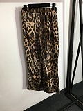 Leopard Shirt Top & Wide Leg Pants