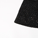 Shirt Collar Beaded Dress