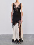 Lace Patchwork Long Dress