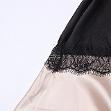 Lace Patchwork Long Dress