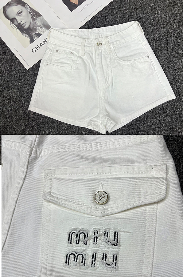 High Waist Denim Shorts