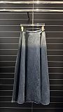 Mid-Length Belted Skirt