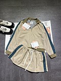 Twill Jacket & Drawstring Mini Skirt