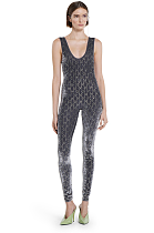 GG crystal embroidered jumpsuit